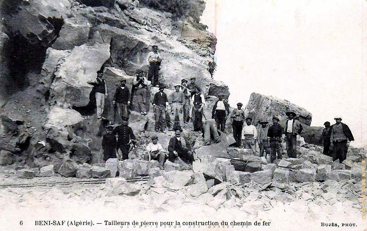 Beni-Saf - Tailleurs de Pierre pour Chemin de Fer.jpg